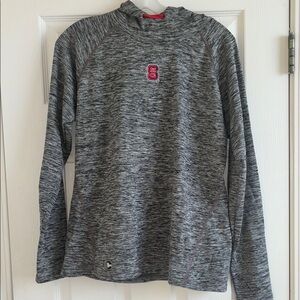 Gray and Black NC State Pullover